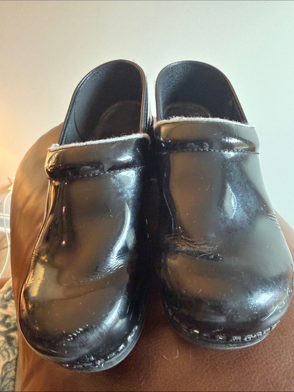 Dansko Women’s Patent Black Clogs